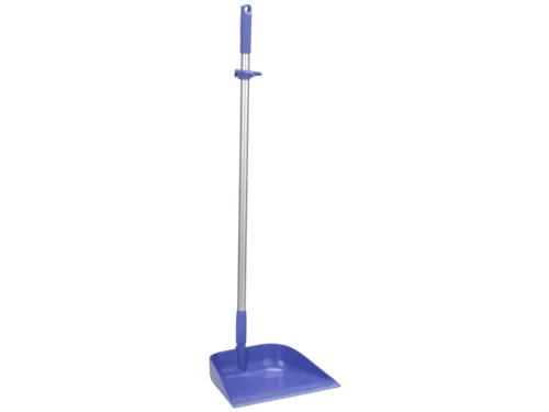 Vikan Hygiene stofblik 33cm met rechtopstaande steel 75cm Paars
