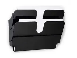 Wandfolderhouder Flexiplus 2 A4 Landscape Zwart