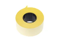 #*Prijstang etiket non perm. geel 1000 et.op rol 26x16mm R 2 regels
