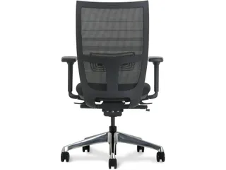 Bureaustoel Deluxe Zwart met Lendensteun Ergonomisch - 5