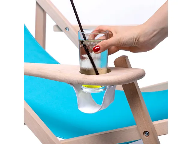 Strandstoel Relax Comfort beukenhout te personaliseren met print