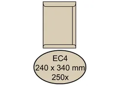 Envelop Quantore Akte Ec4 240X340Mm 120Gr Cremekraft Gegomd