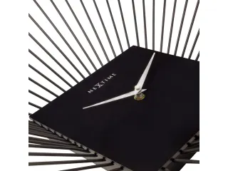 Wandklok Nextime 45x45x15 zwart metaal Vasco Square - 8