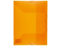 Elastomap Kangaro A4 PP transparant oranje