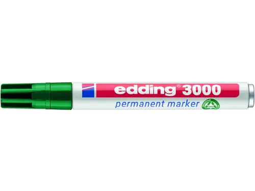Viltstift edding 3000 rond groen 1.5-3mm