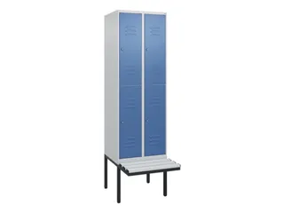 Dubbeldekse dekenkist,HxBxD 2120x600x815mm,2x2vak.,vak B 300mm - 1