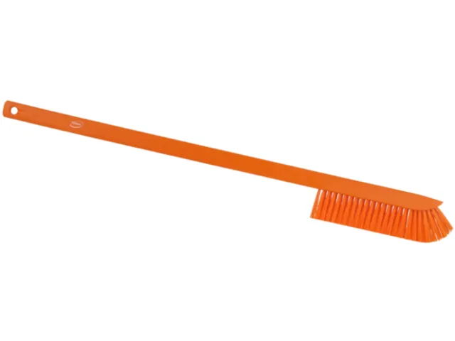 Vikan Hygiene precisieborstel lange steel 600mm medium vezels Oranje