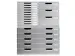 OUTLET Ladenblok MODULO A3 10 laden Classic Grijs