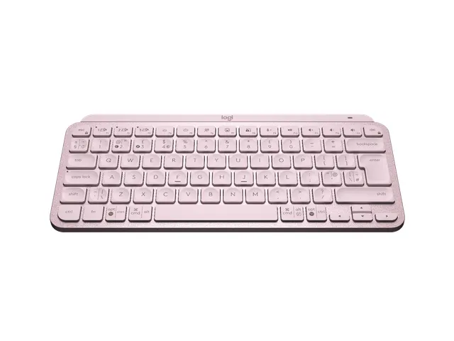 Mini clavier sans fil Logitech MX Keys Bluetooth rose QWERTY Angl GB