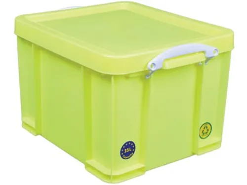 Opbergdoos 35 Liter Neongeel
