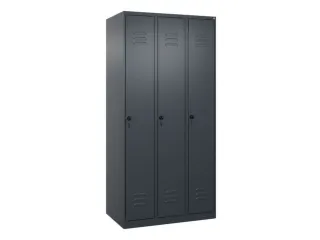 locker voor scheiding van kleding,HxBxD 1850x900x500mm,3vak - 1