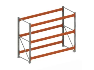 Breedvakstelling Basisveld 2200x2870x1100mm 3 Open Etages 2400kg - 1