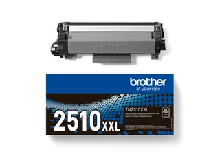 Originele Brother TN2510XXL zwarte tonercartridge HC 5.000 pagina's - 1