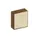 Schuifdeurkast 1150x1000x430mm Decor Romp Noten Decor Front Esdoorn