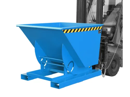 kiepbak,HxLxB 1070x1420x1190mm,0,75m³,draagverm. 1000kg,RAL 5012