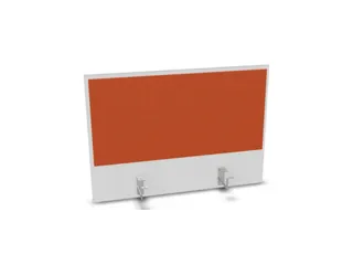 opzetpaneel,v. bureau,aanbouw achter,B 800mm,Bl-wit,BN3012-oranje - 1