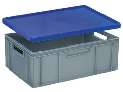 Stolpdeksel Voor Euronorm Stapelkrat Lxb 600X400Mm Grijs