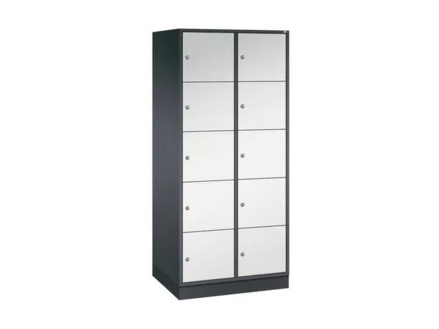 armoire multicases grand volume,RAL7021/RAL7035,HxlxP 1950x820x600mm