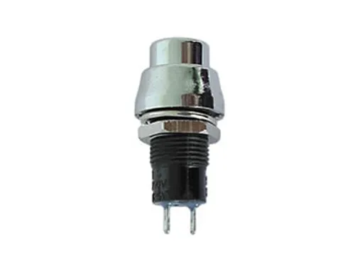 Drukschakelaar Off-(on) Zilver 3a 125v