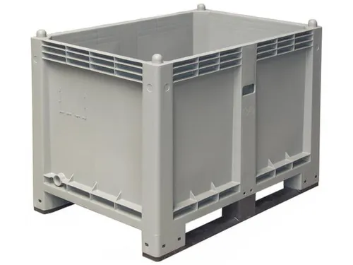 Stapelcontainer Pp Hxbxd 850x1200x800mm 550 Liter 2Sledepoten Grijs
