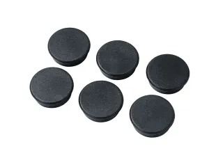 Magneten Milelx 25mm zwart set a 6 st. - 1