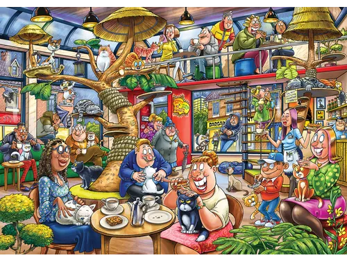 Wasgij Mystery 28 Kat-en-muisspel Puzzel 1000 stukjes