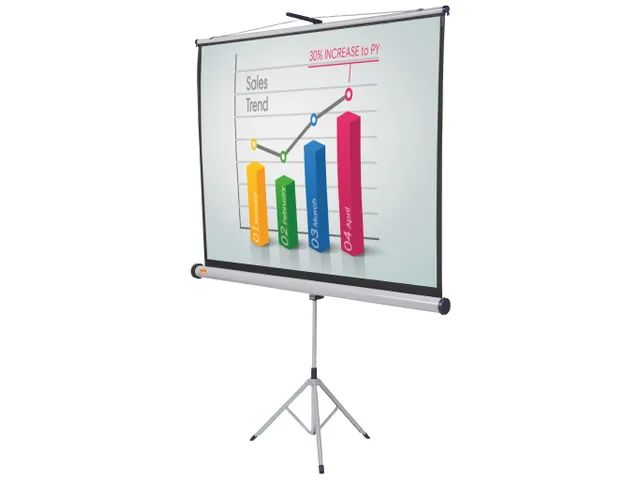 Projectiescherm Nobo statiefmodel 150x100cm