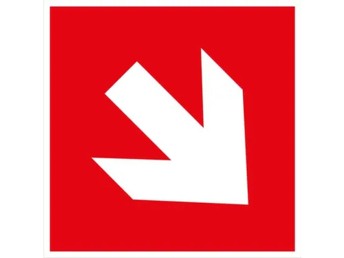 brandbeveiligingsbord,Pijl,pijl omhoog/omlaag,sticker,folie