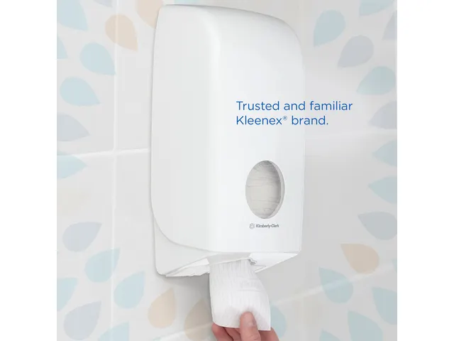 Toiletpapier Kleenex gevouwen tissues 2 laags 36x200stuks wit 8408
