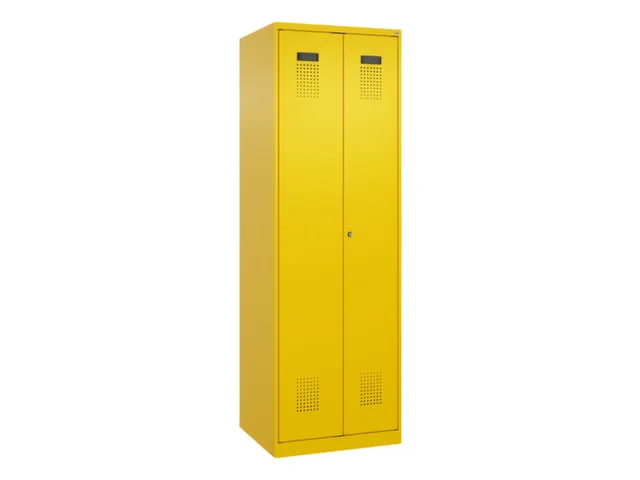 locker voor scheiding van kleding,HxBxD 1850x600x500mm,2vak