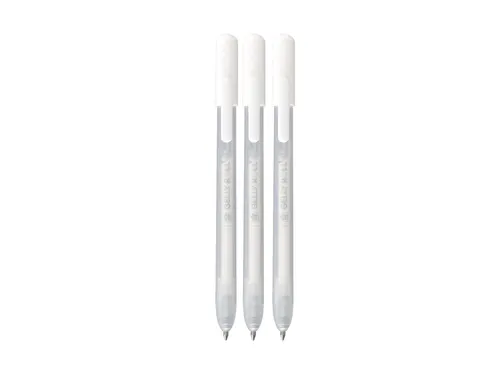 Gelschrijver Sakura Gelly Roll Classic 08 klikfunctie set à 3 wit