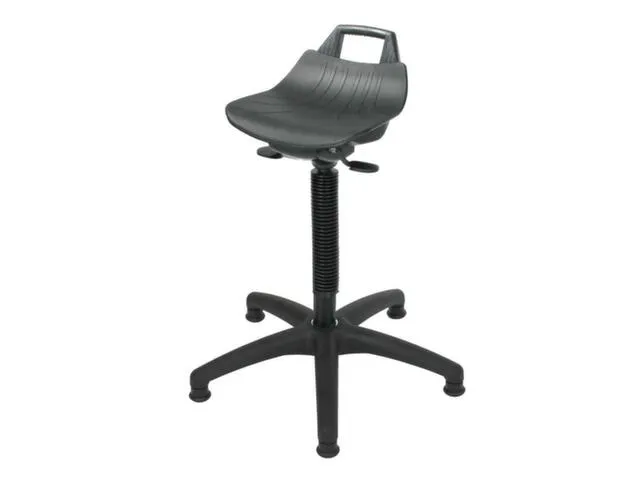 stasteun,zitting kunststof zwart,zitting H 490-680mm