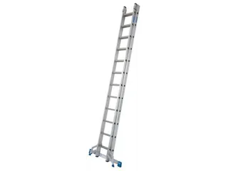schuifladder,2x12,sporten,balk L 3,55-6,05m,2-dlg.,aluminium - 5