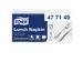 Servetten Tork 477149 2-laags 33x33cm wit 1/4 vouw 200st.