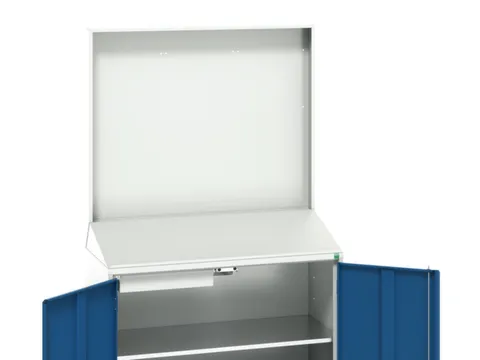 achterwand,v. lessenaarkast,HxBxD 870x1050x75mm,staal,RAL7035