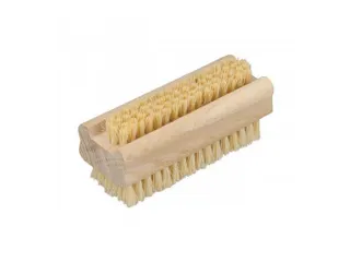 Nagelborstel Hout dubbel 9,5x3,6cm, per stuk - 1