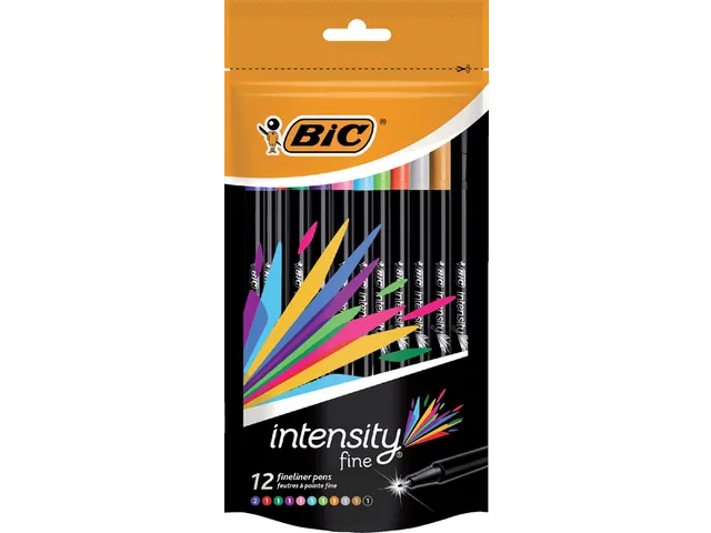Fineliner Bic intensity 0.4mm assorti