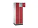 armoire multicases,RAL7035/RAL3003,HxlxP 1950x620x500mm