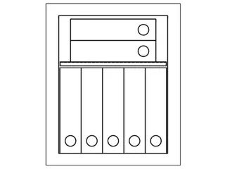 Documentenkluis 30min. Brandveilig Veiligheidsklasse 2 605x505x450mm - 5