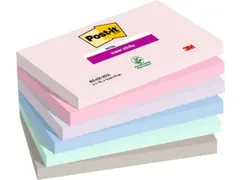 Memoblok 3M Post-it 655-6SS Super Sticky 76x127mm SOUL 6 stuks