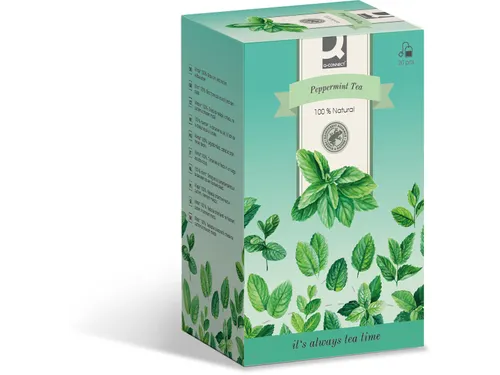 Q-connect thee Munt doos van 20 zakjes a 1,5 gram