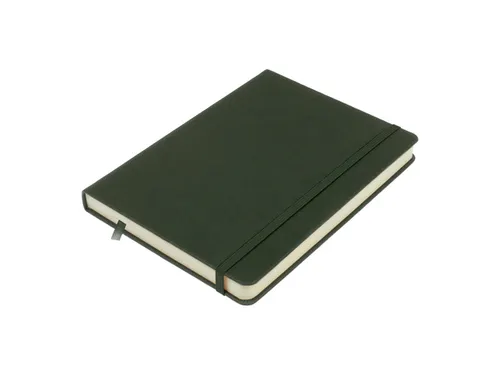 Schetsboek Kangaro A5 forest green PU HC 80 vel 140gr roomwit met elas
