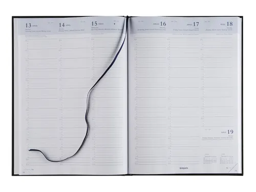 Agenda 2027 Brepols Omega Lima 7dagen/2pagina's blauw