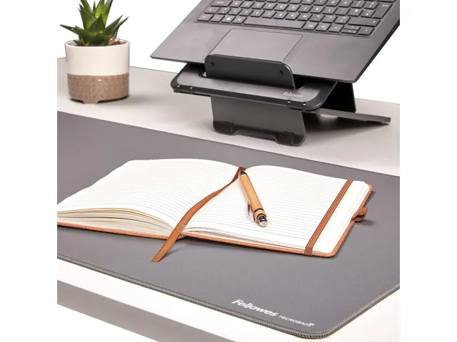 Sous-main de bureau Breyta 80x40cm Gris
