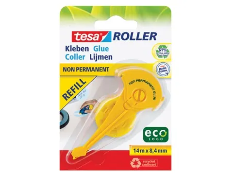 Tesa Lijmroller Eco Vulling Niet-Permanent