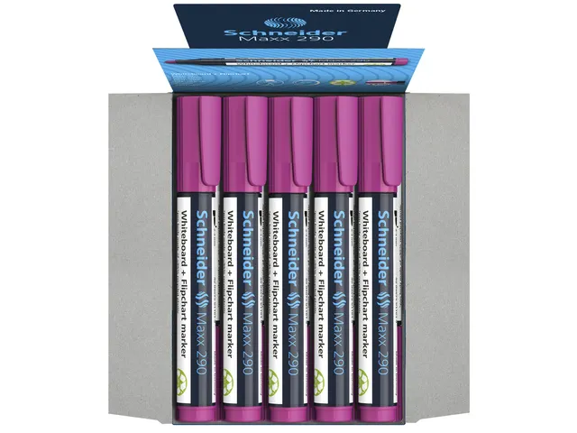Boardmarker Schneider Maxx 290 ronde punt magenta 2-3mm