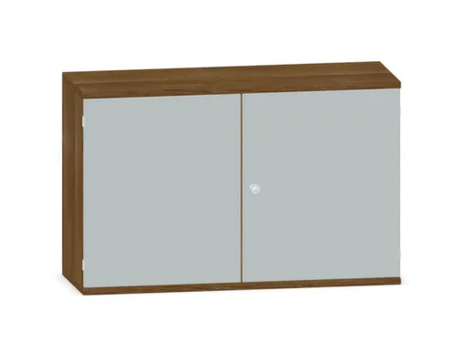 Kantoorkast 770x1200x430mm Decor Romp Noten Decor Front Lichtgrijs