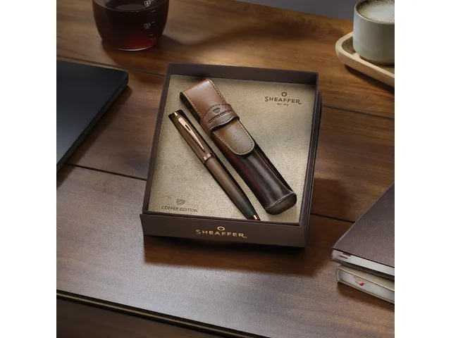 Coffret cadeau stylo plume Sheaffer 100 F G9374 Coffee