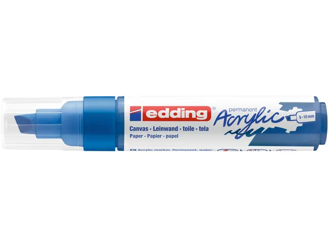 Acrylmarker edding e-5000 breed gentiaanblauw