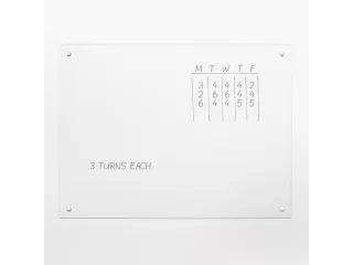 Glasbord Naga 90 x 120 cm Transparant - 1